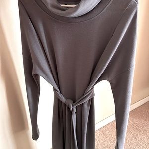 Cabi dress, brand new, never worn gray dress with tie belt